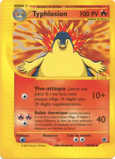 Image de la carte Pokemon Typhlosion 64/165