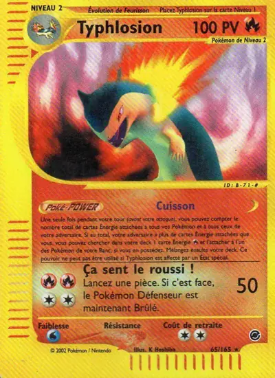 Image de la carte Pokemon Typhlosion 65/165