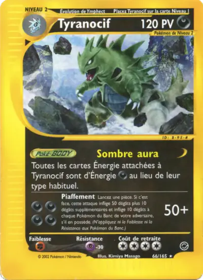 Image de la carte Pokemon Tyranocif 66/165