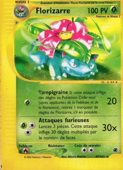 Image de la carte Pokemon Florizarre 67/165