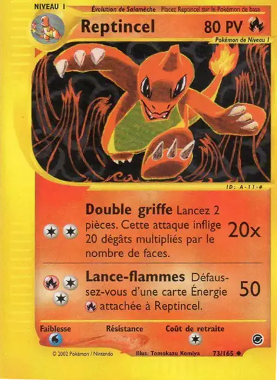 Image de la carte Pokemon Reptincel 73/165