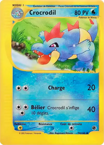 Image de la carte Pokemon Crocrodil 74/165