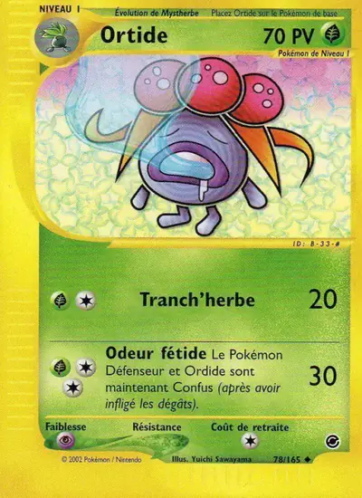 Image de la carte Pokemon Ortide 78/165