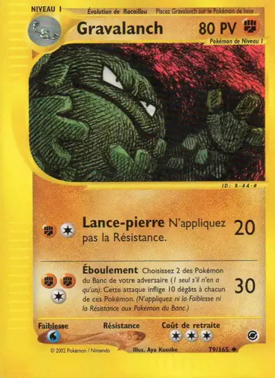 Image de la carte Pokemon Gravalanch 79/165