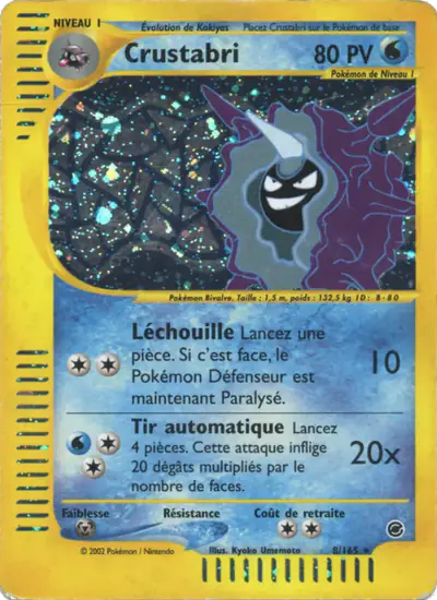 Image de la carte Pokemon Crustabri 8/165