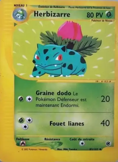 Image de la carte Pokemon Herbizarre 82/165