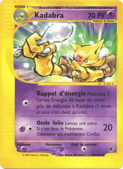 Image de la carte Pokemon Kadabra 84/165