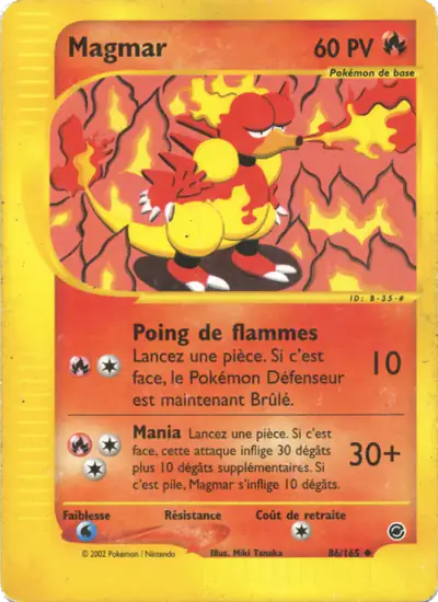 Image de la carte Pokemon Magmar 86/165