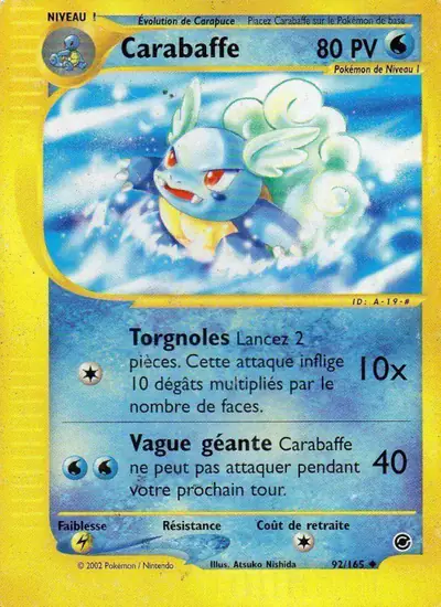Image de la carte Pokemon Carabaffe 92/165