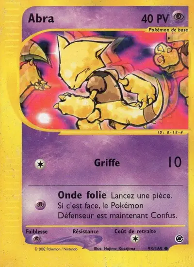 Image de la carte Pokemon Abra 93/165