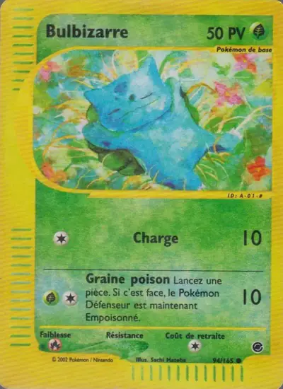 Image de la carte Pokemon Bulbizarre 94/165
