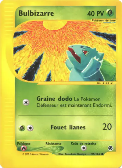 Image de la carte Pokemon Bulbizarre 95/165
