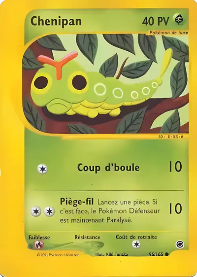 Image de la carte Pokemon Chenipan 96/165