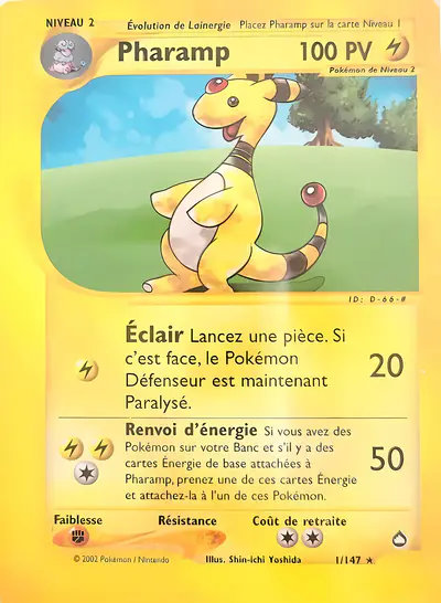 Image de la carte Pokemon Pharamp 1/147