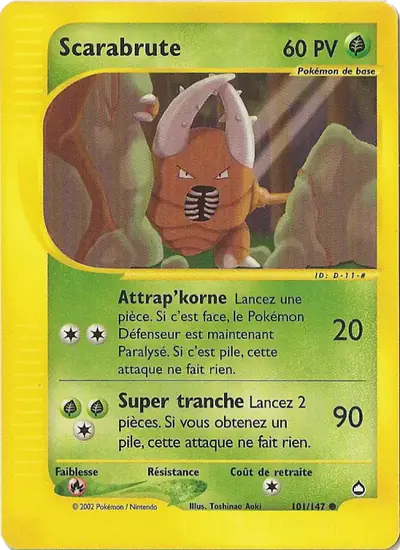 Image de la carte Pokemon Scarabrute 101/147