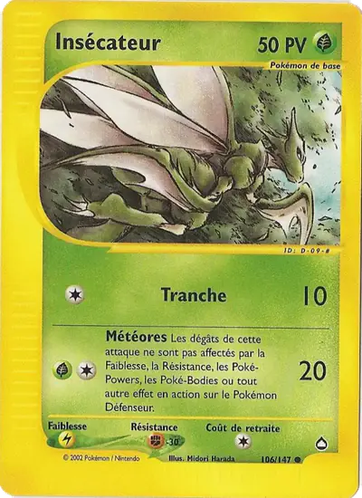 Image de la carte Pokemon Insécateur 106/147