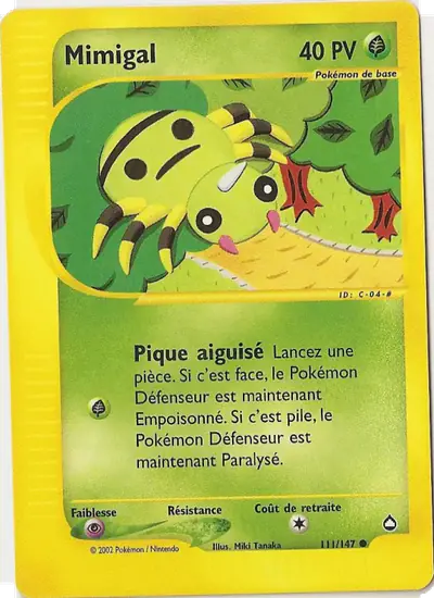 Image de la carte Pokemon Mimigal 111/147