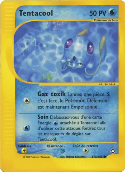 Image de la carte Pokemon Tentacool 113/147