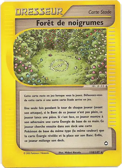 Image de la carte Pokemon Forêt de noigrumes 118/147
