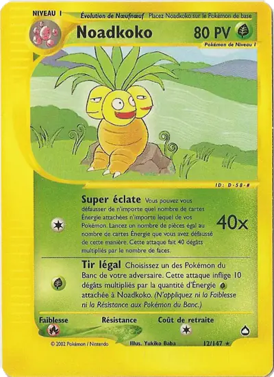Image de la carte Pokemon Noadkoko 12/147