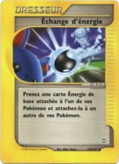 Image de la carte Pokemon Échange d'énergie 120/147