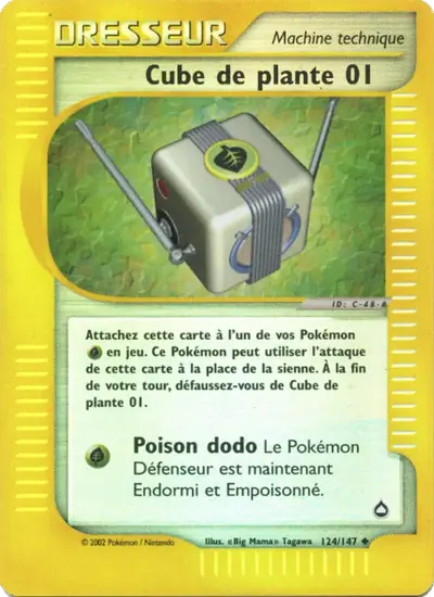 Image de la carte Pokemon Cube de plante 01 124/147
