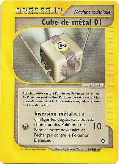Image de la carte Pokemon Cube de métal 01 129/147