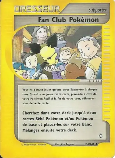 Image de la carte Pokemon Fan Club Pokémon 130/147