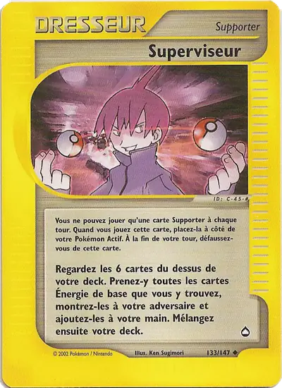 Image de la carte Pokemon Superviseur 133/147