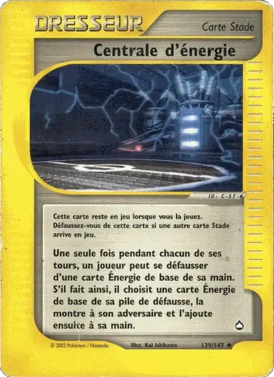 Image de la carte Pokemon Centrale d'énergie 139/147