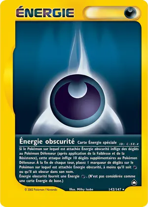 &Eacute;nergie Obscurit&eacute; 142/147