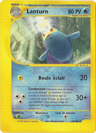 Image de la carte Pokemon Lanturn 20/147