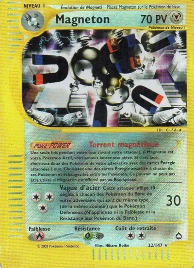 Image de la carte Pokemon Magnéton 22/147