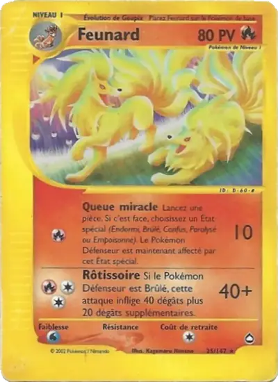 Image de la carte Pokemon Feunard 25/147