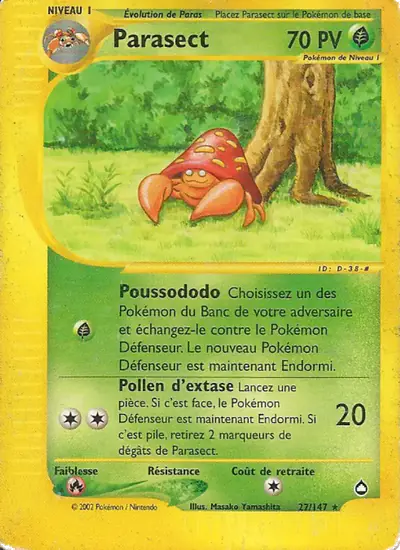 Image de la carte Pokemon Parasect 27/147
