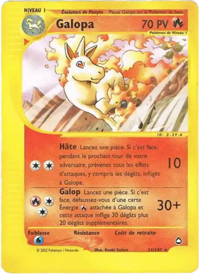 Image de la carte Pokemon Galopa 31/147