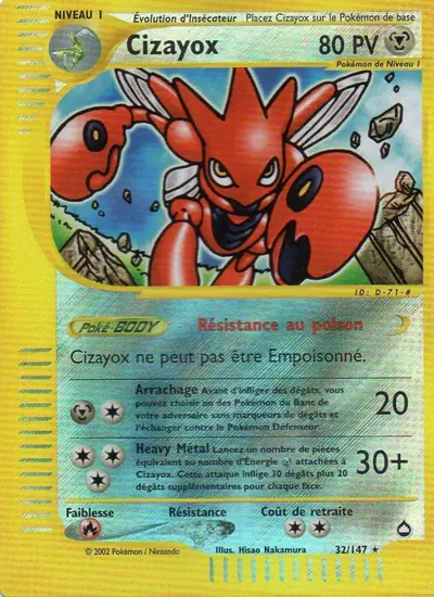 Image de la carte Pokemon Cizayox 32/147