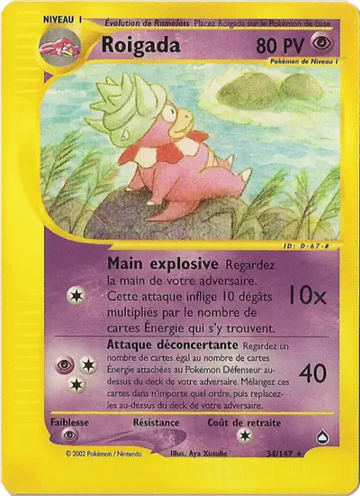 Image de la carte Pokemon Roigada 34/147