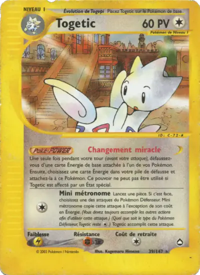 Image de la carte Pokemon Togetic 39/147