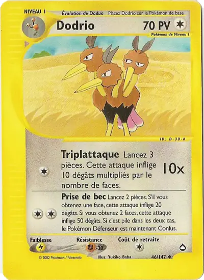 Image de la carte Pokemon Dodrio 46/147