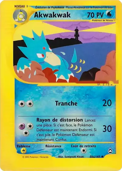 Image de la carte Pokemon Akwakwak 50b/147