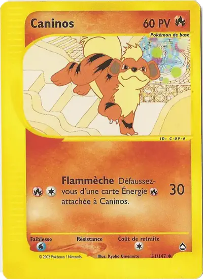 Image de la carte Pokemon Caninos 51/147