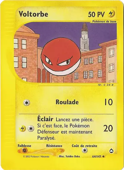 Image de la carte Pokemon Voltorbe 64/147