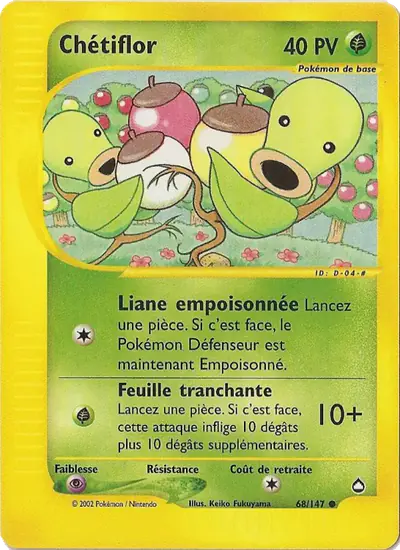Image de la carte Pokemon Chétiflor 68/147