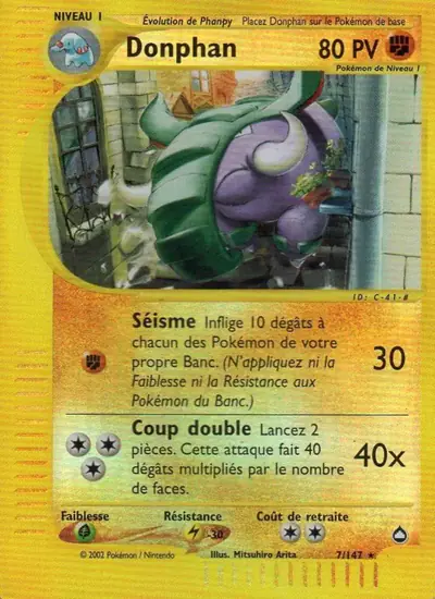 Image de la carte Pokemon Donphan 7/147