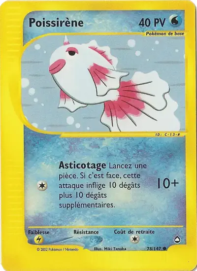 Image de la carte Pokemon Poissirène 78/147