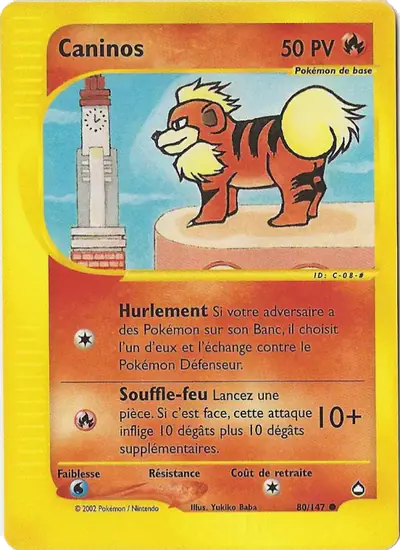 Image de la carte Pokemon Caninos 80/147