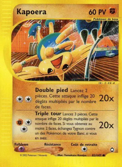 Image de la carte Pokemon Kapoera 82/147