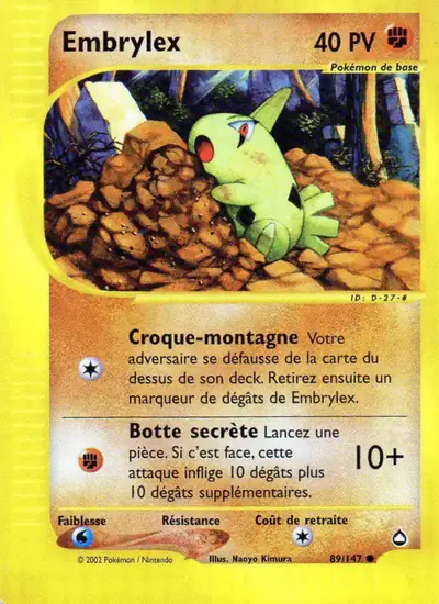 Image de la carte Pokemon Embrylex 89/147