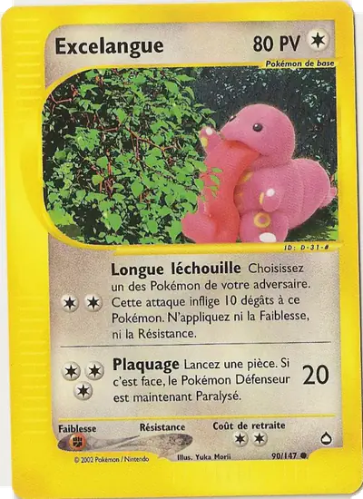 Image de la carte Pokemon Excelangue 90/147